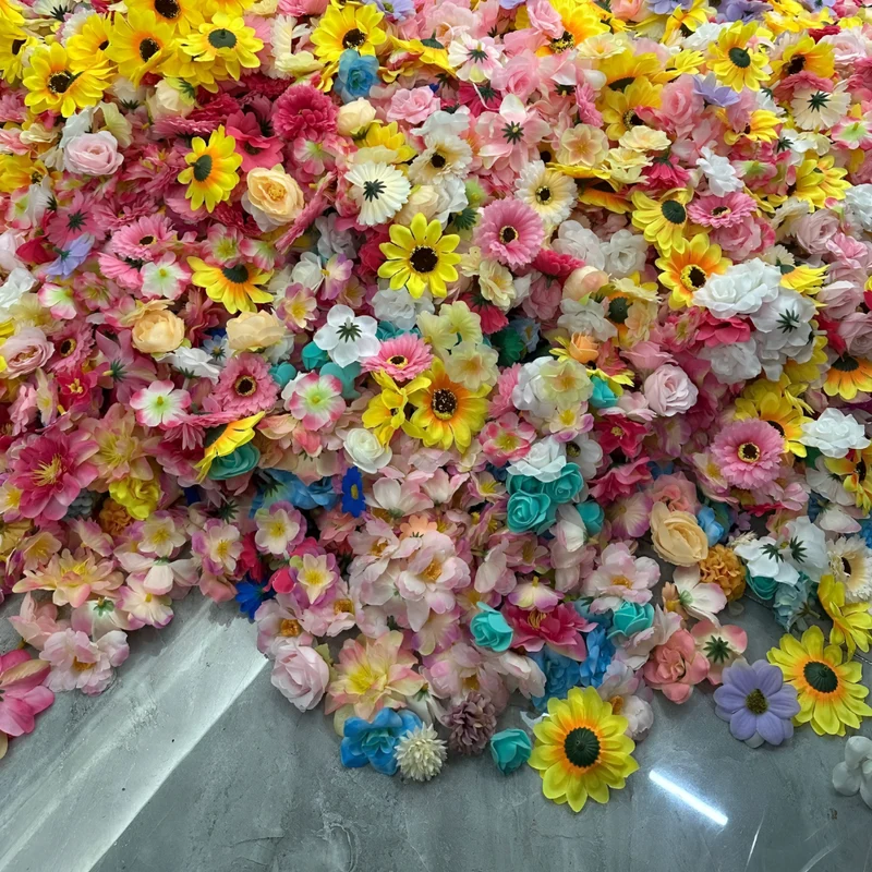 Boheemse Kunstbloemenslinger - 100 Decoratieve Bloemen voor Feesten & Huis