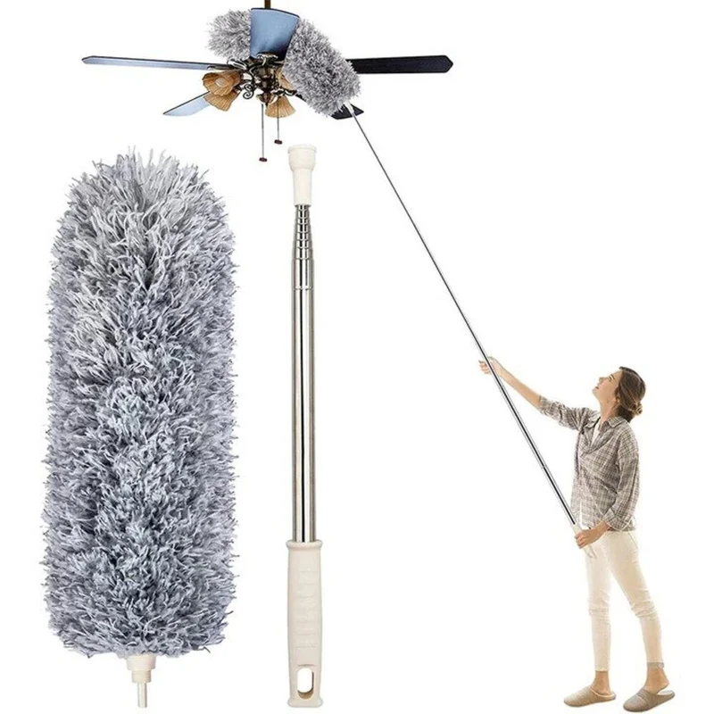 Telescopische Plumeau | 5 Meter Bereik | Wasbaar