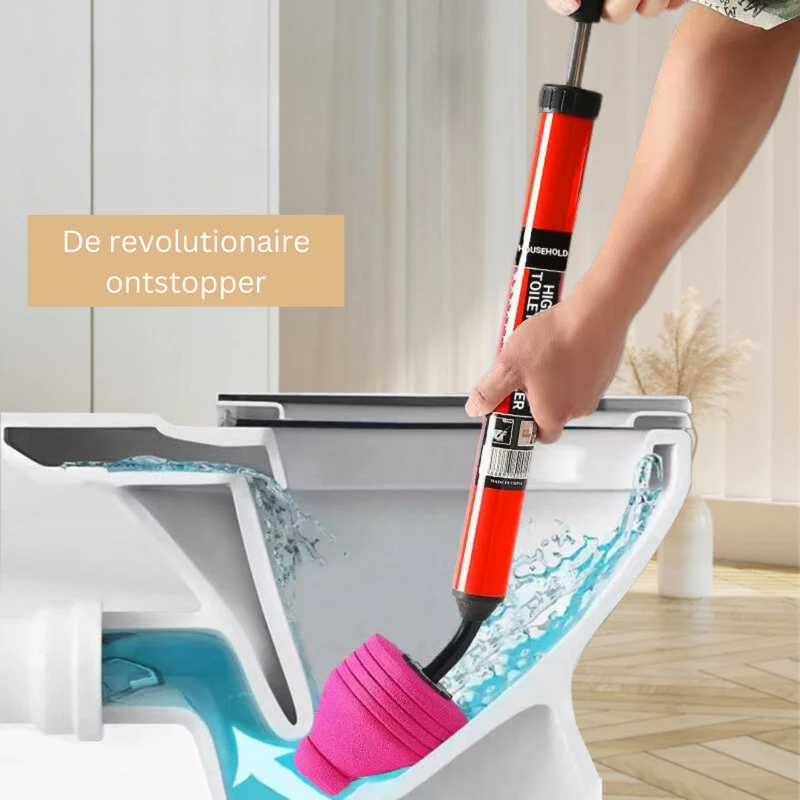 PowerPlunge Hogedruk Ontstopper | Effectief tegen hardnekkige verstoppingen