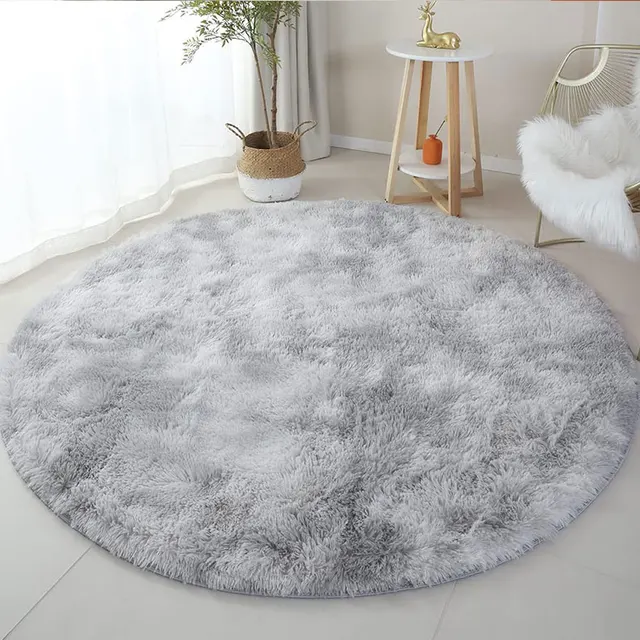 Zacht Rond Pluche Tapijt - Comfortabele Woonaccessoire