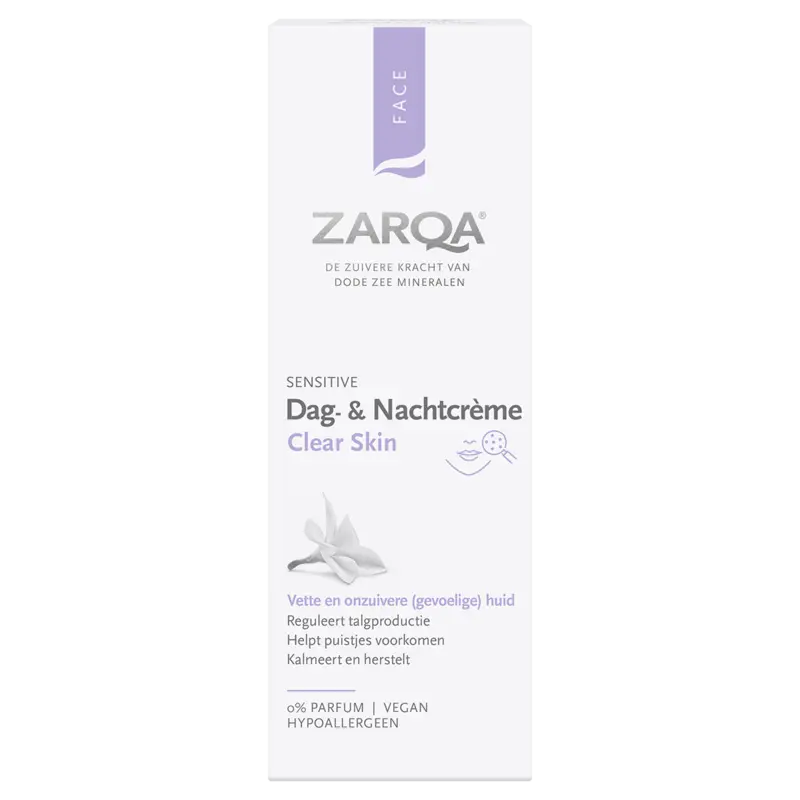 Zarqa Clear skin dag- en nachtcreme