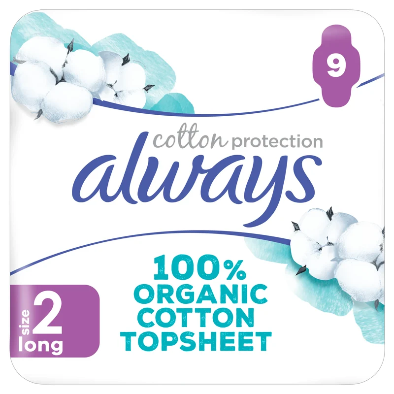 Always Cotton maandverband long