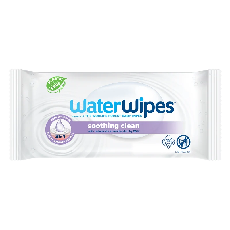 Waterwipes soothing clean 3in1