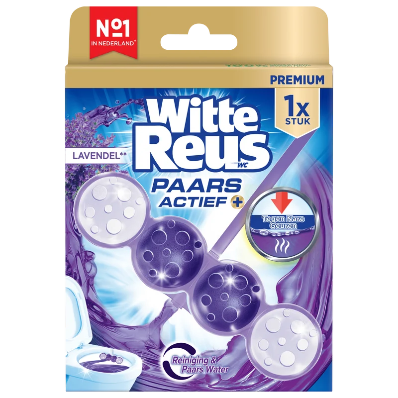 Witte Reus Toiletblok Self Active Lavendel
