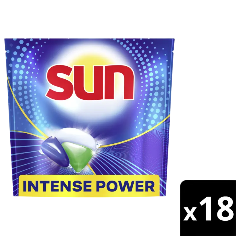 Sun 4in1 intense power vaatwascapsules