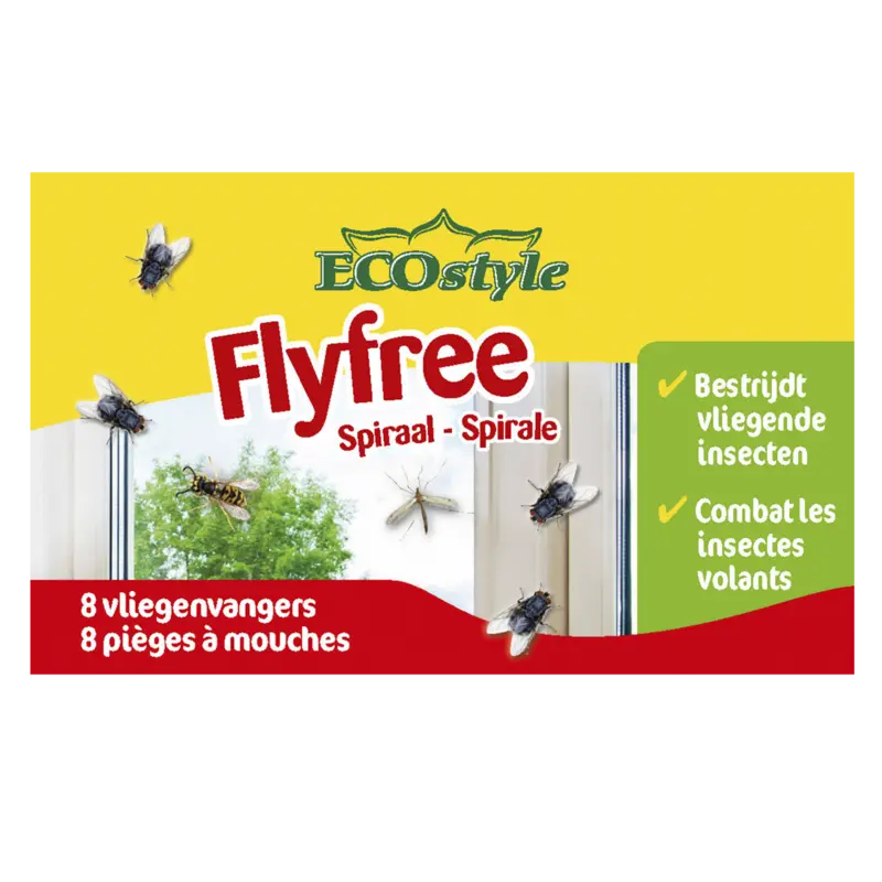 ECOstyle Flyfree spiraal vliegenvangers