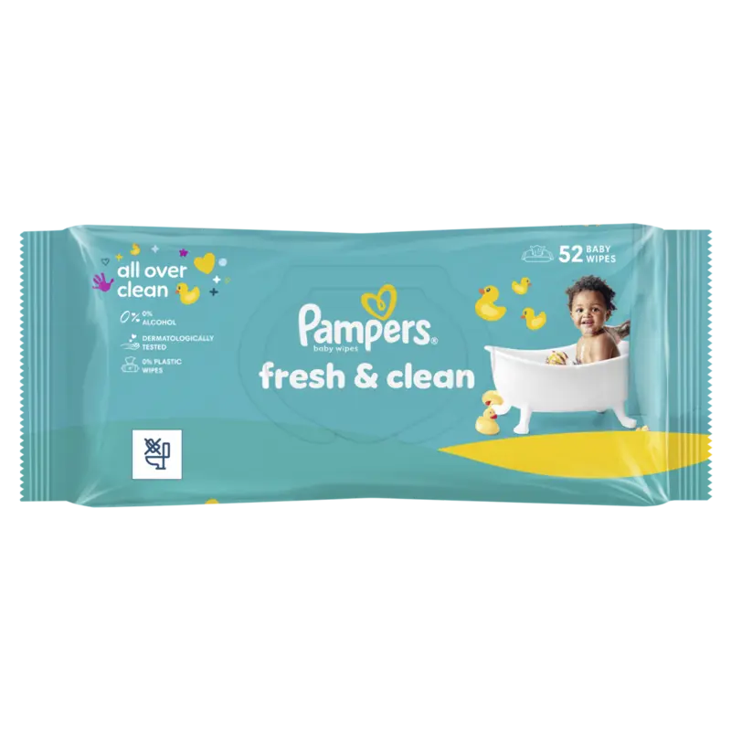 Pampers Fresh & clean baby wipes