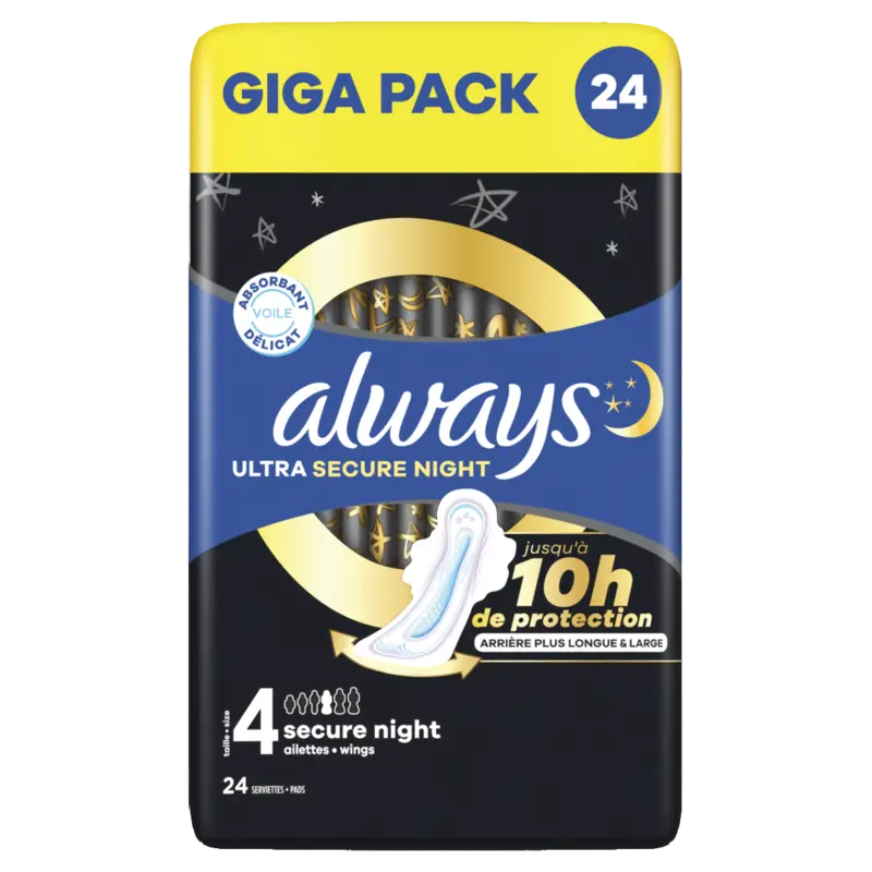 Always Ultra secure night wings giga pack
