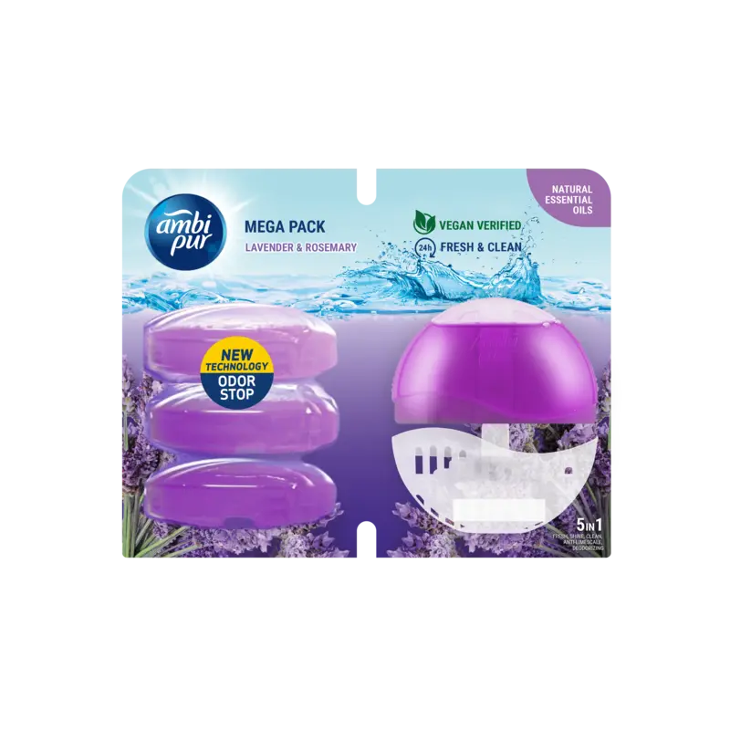 Ambi Pur Toiletblok lavender & rosemary mega pack