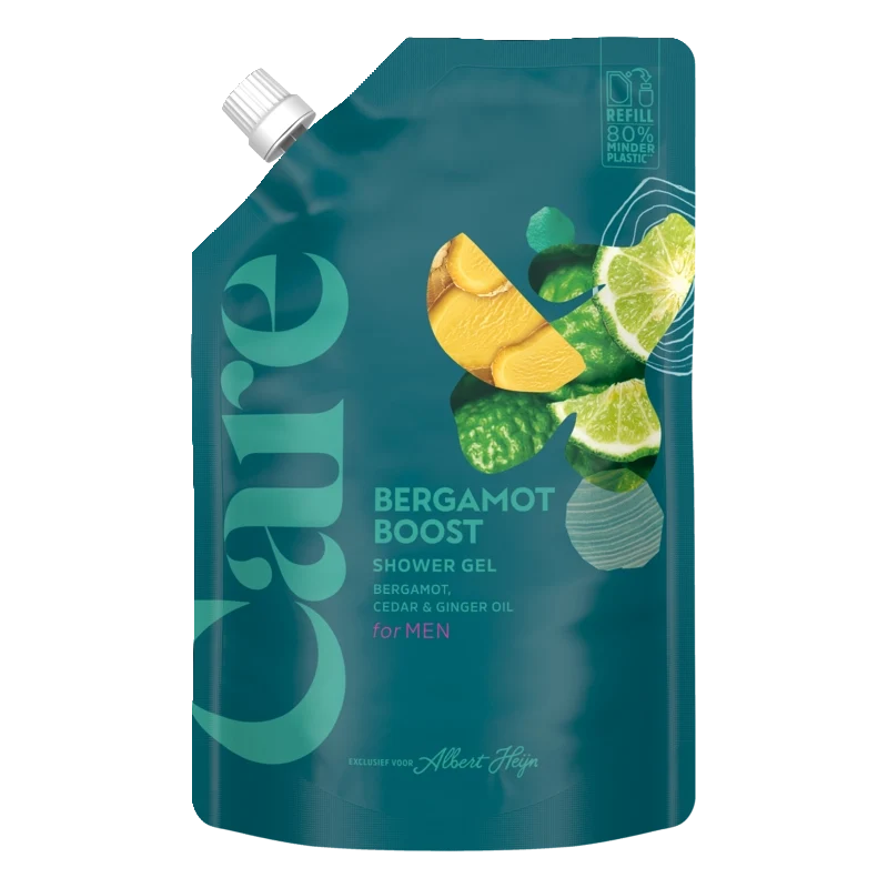 Care Bergamot boost shower gel refill