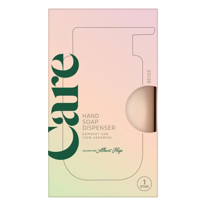 Care Hand soap dispenser beige