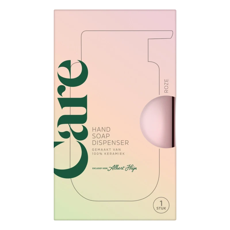 Care Hand soap dispenser roze
