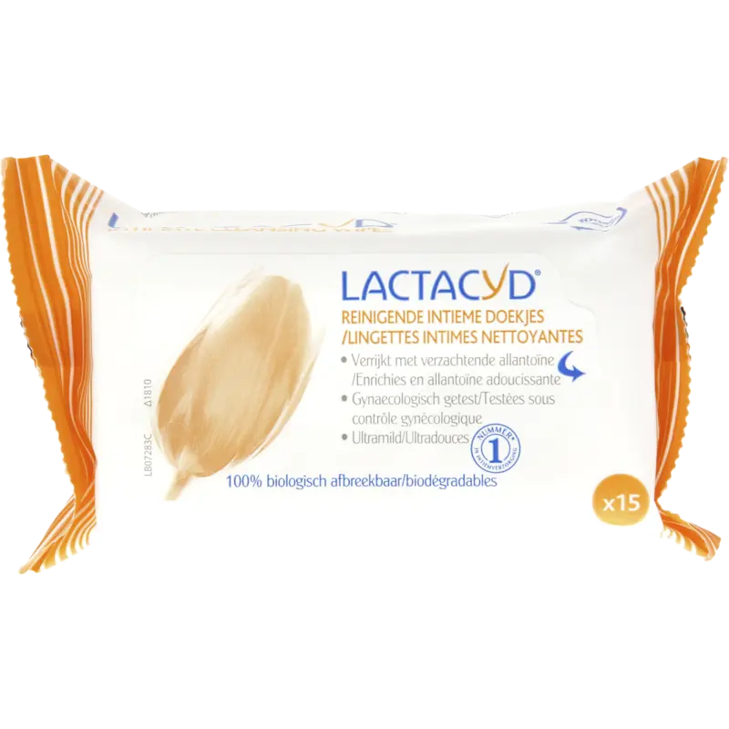 Lactacyd Verzorgende en reinigende intiem tissues