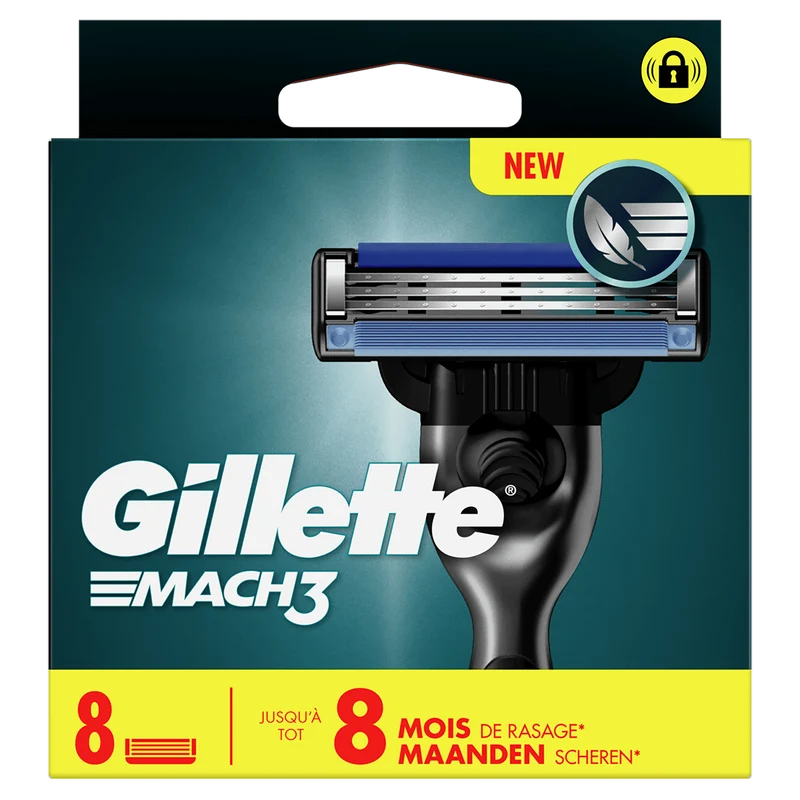 Gillette Mach3 Base Mesjes _ 8CT