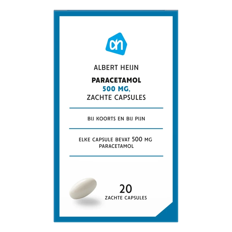 Paracetamol 500mg liquid caps