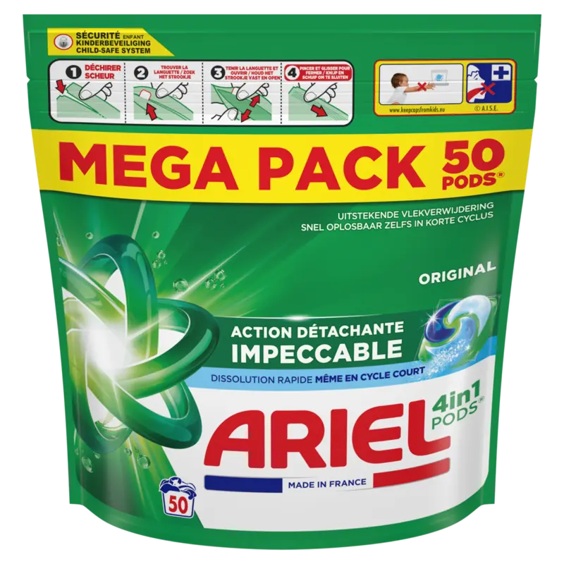 Ariel 4in1 pods wascapsules original