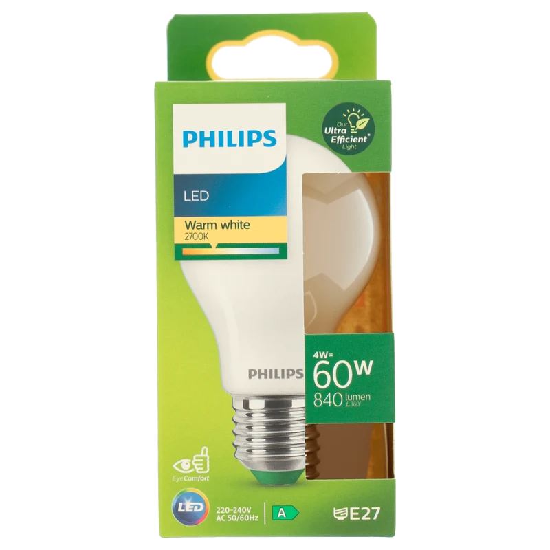 Philips LED Bulb 60W E27 2700K FR UE
