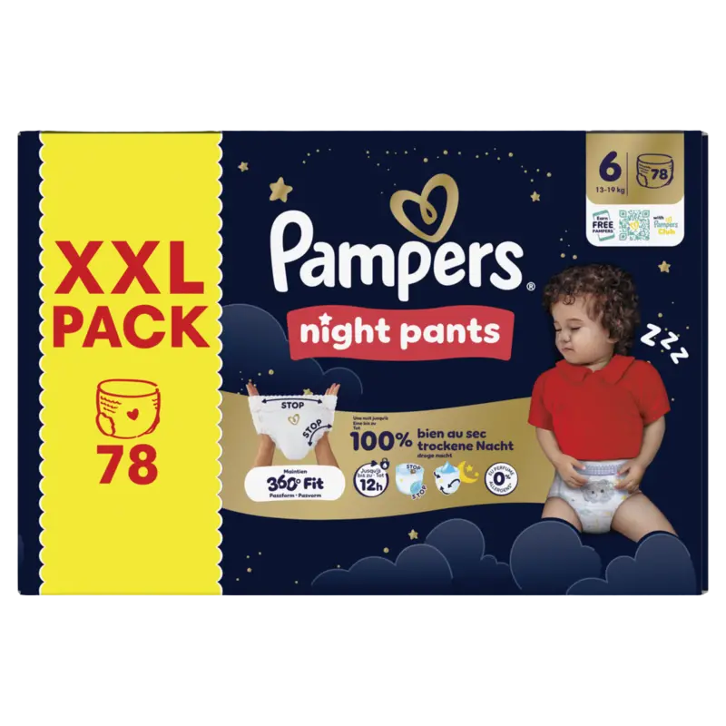 Pampers Night pants maat 6 XXL pack