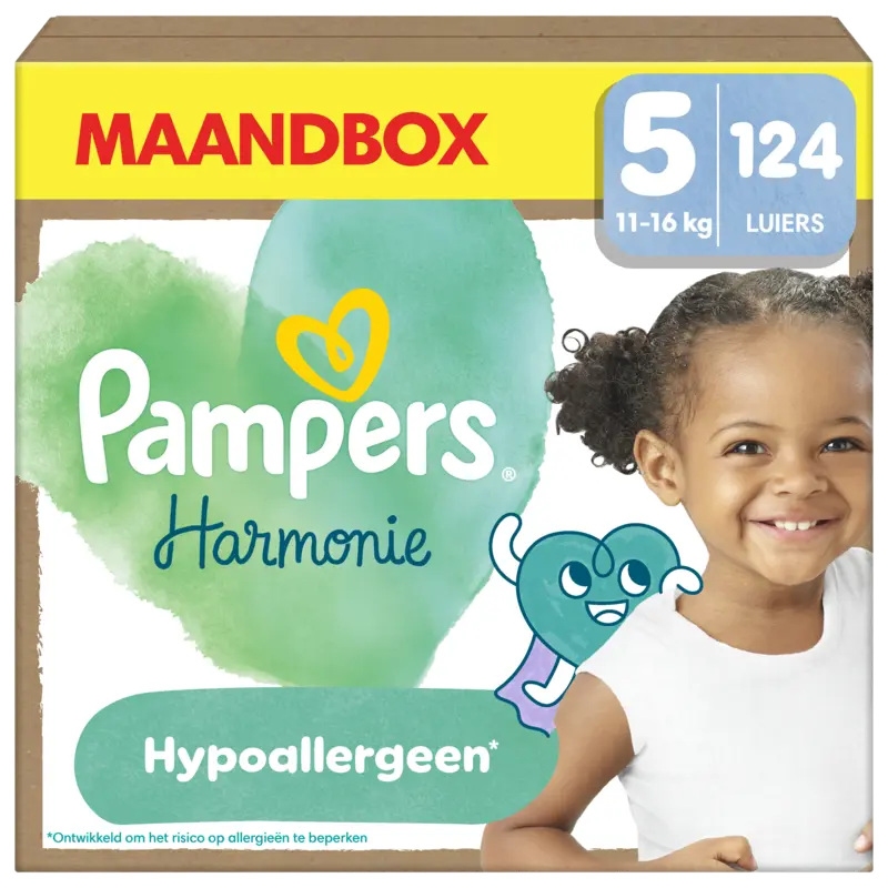 Pampers Harmonie luiers maat 5 maandbox