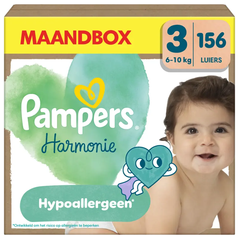 Pampers Harmonie luiers maat 3 maandbox