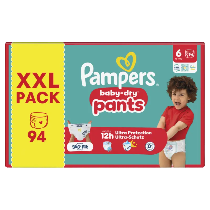 Pampers Baby-dry pants maat 6 XXL pack