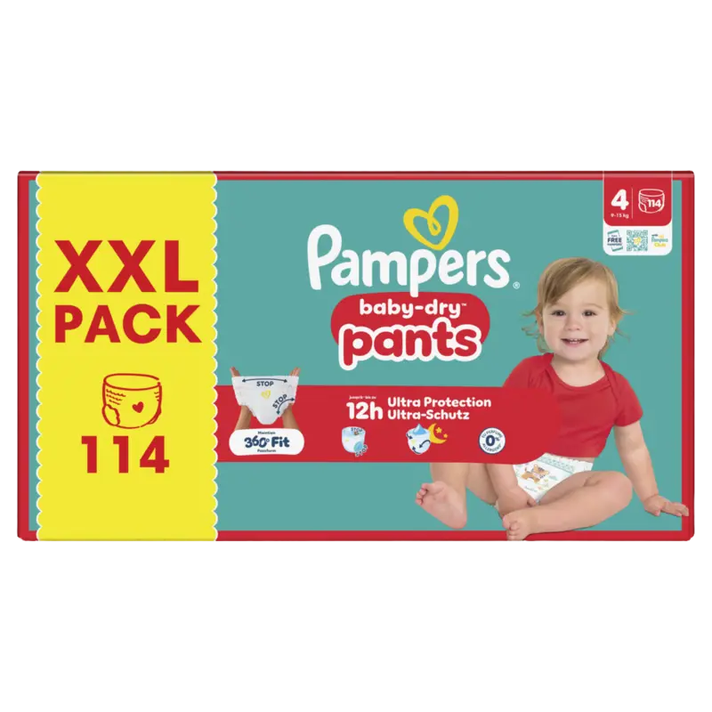 Pampers Baby-dry pants maat 4 XXL pack