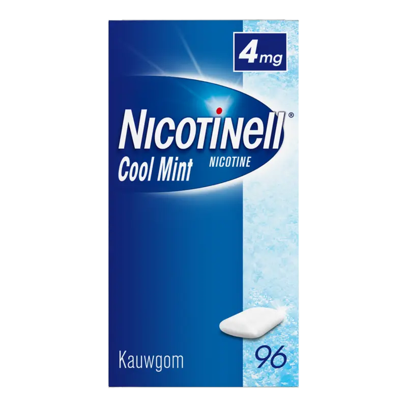 Nicotinell Mint kauwgom 4mg stoppen met roken