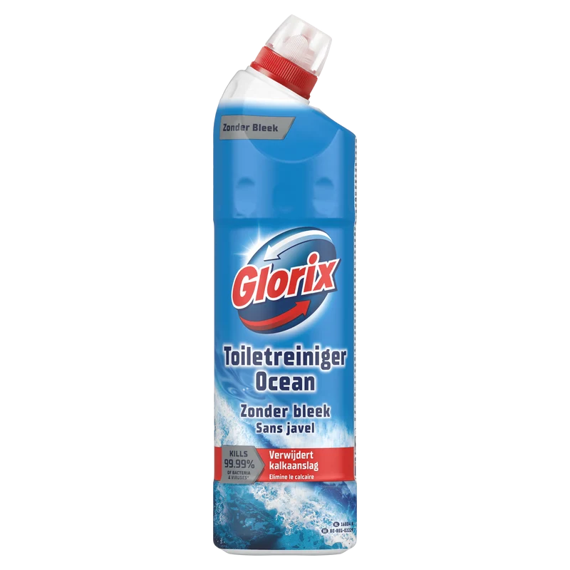 Glorix wc gel zonder bleek ocean