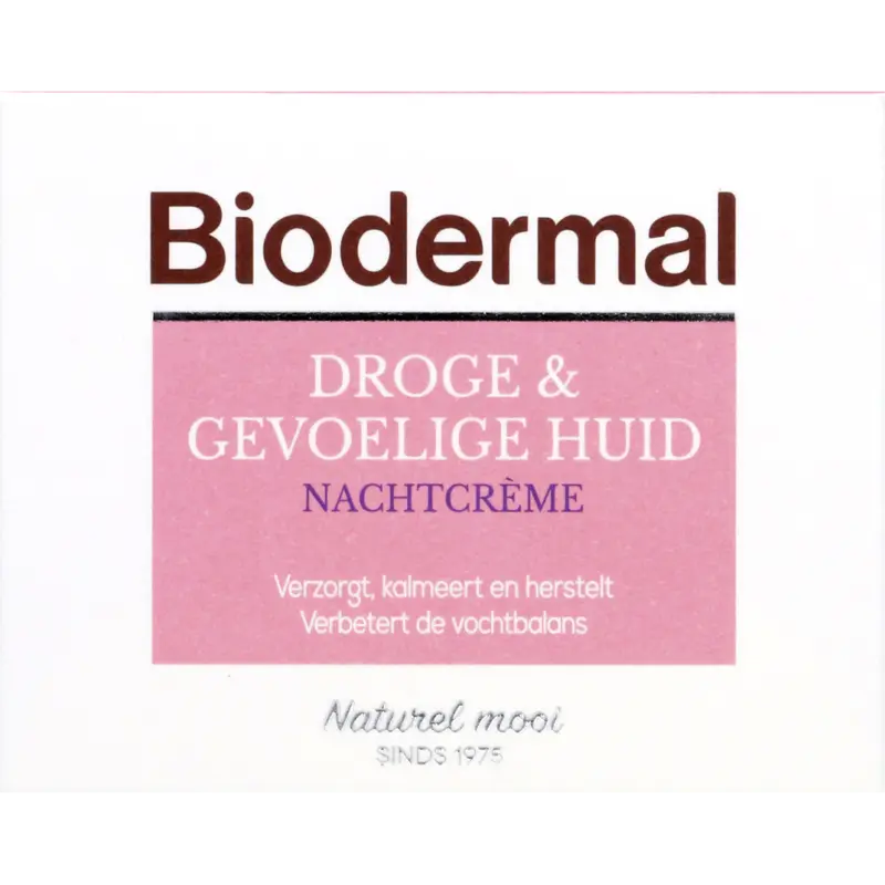 Biodermal Droge & gevoelige huid nachtcrème