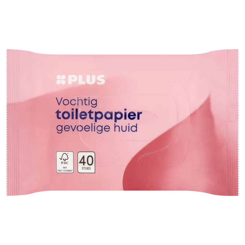 Vochtig toiletpapier sensitive