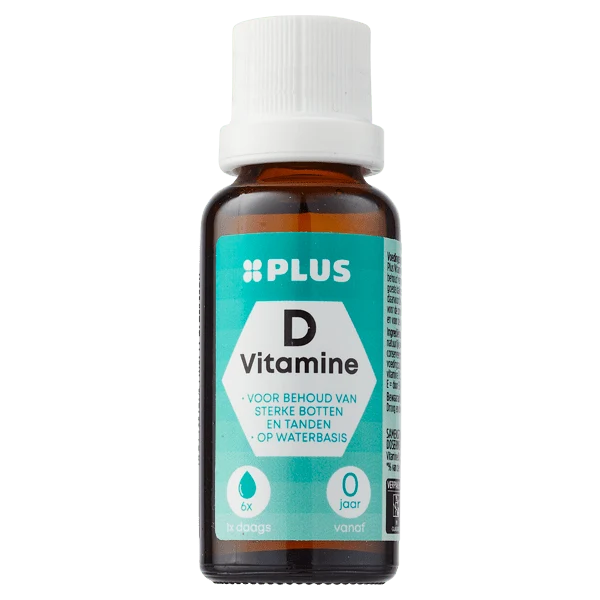 Vitamine D druppels water