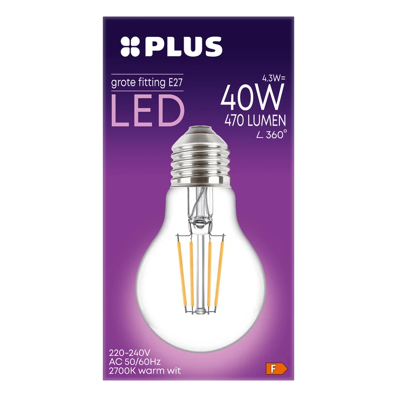 Lamp LED 40W grote fitting helder
