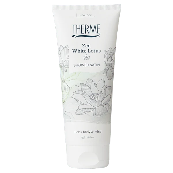 Therme Zen white lotus shower satin