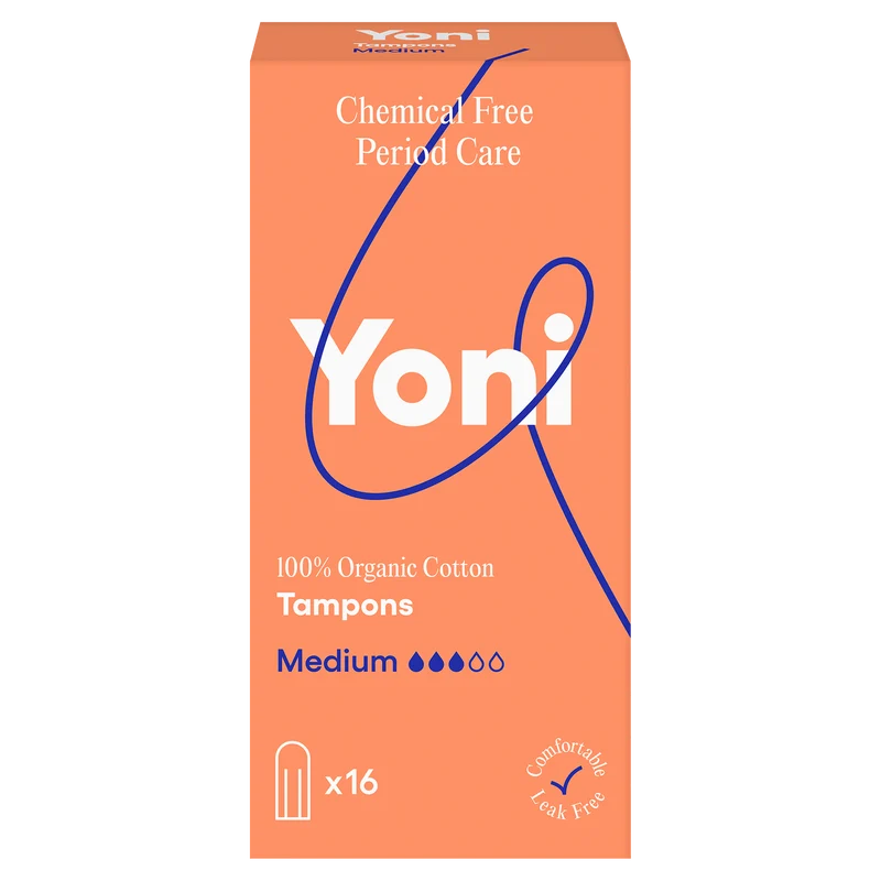 Yoni Tampons Medium van biokatoen