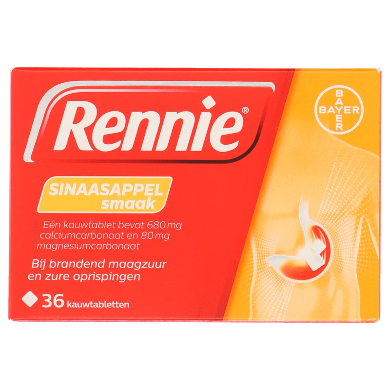 Rennie Maagtabletten sinaasappel