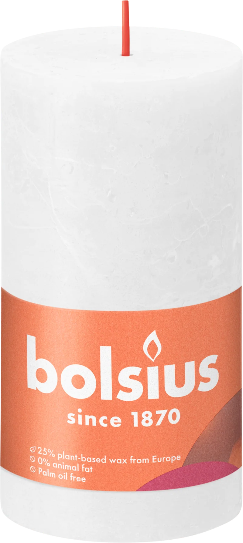 Bolsius Rustiek Shine 13cm Cloudy White