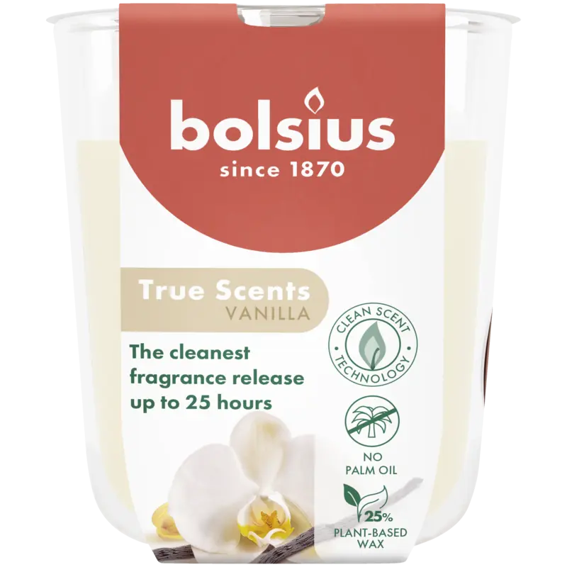 Bolsius True scents vanilla 8cm