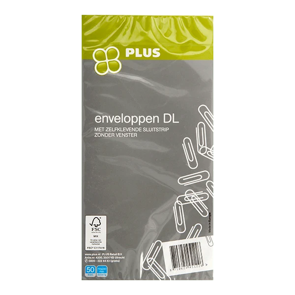 Enveloppen DL 110x220 mm FSC