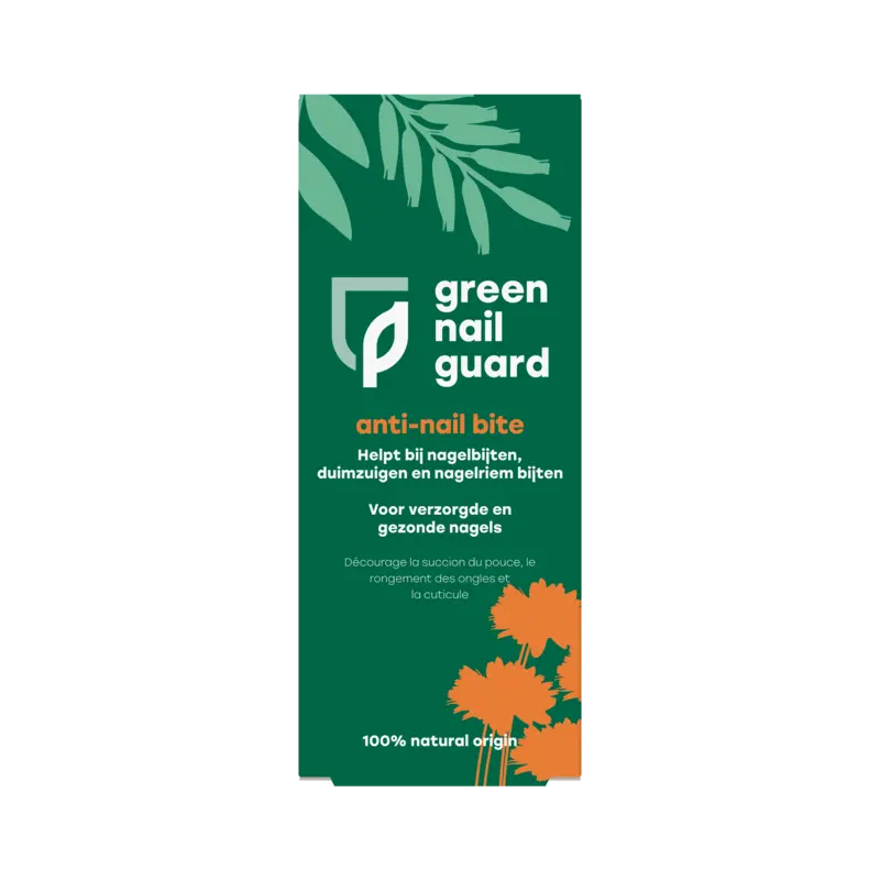 Green nail guard Anti-nail bite
