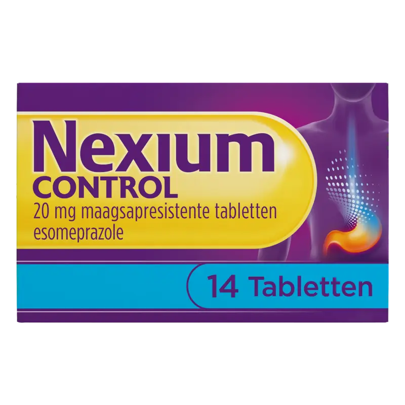 Nexium Control 20mg maagsapresistente tabletten