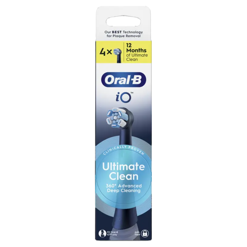 Oral-B IO ultimate clean black opzetborstels