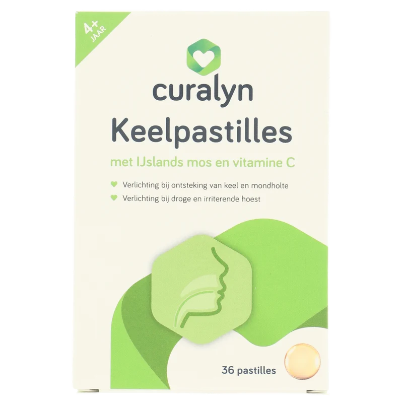 Curalyn Keelpastilles IJslands mos