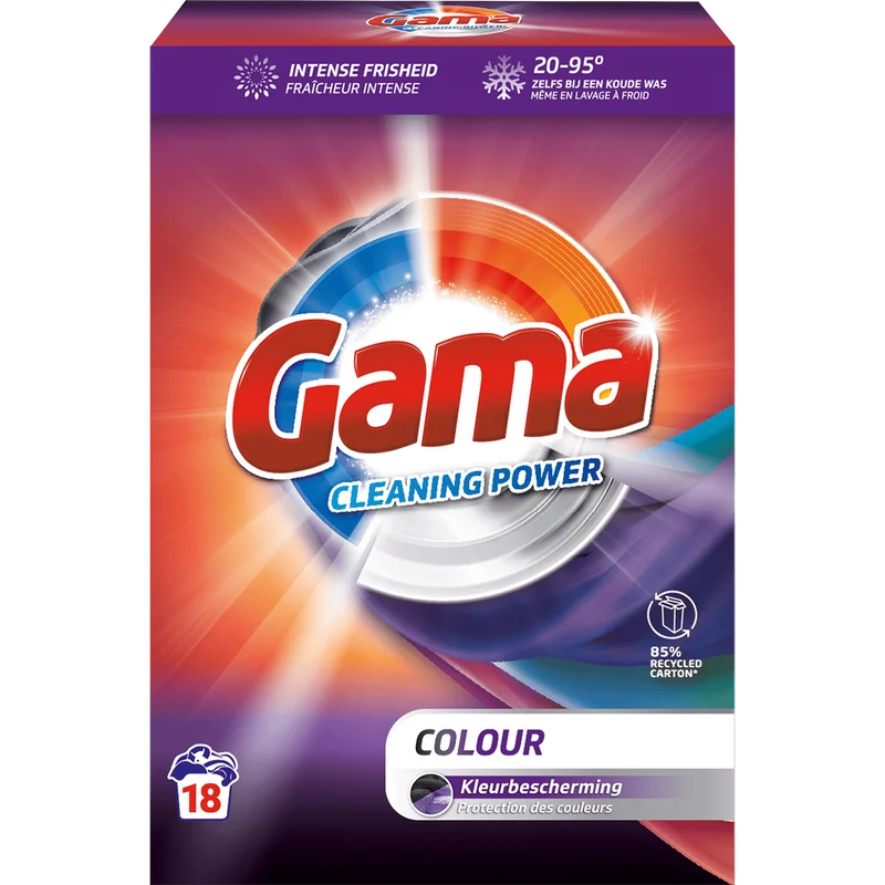 Gama poeder wasmiddel regulier 18sc