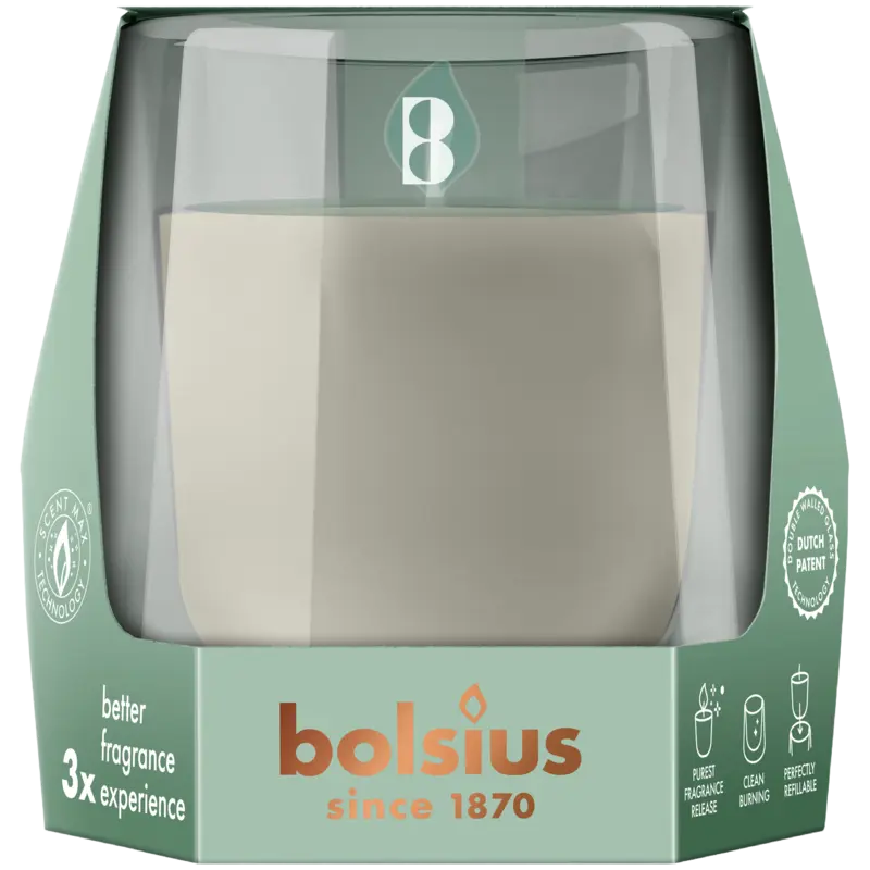 Bolsius Starterkit clean light cypress & amber