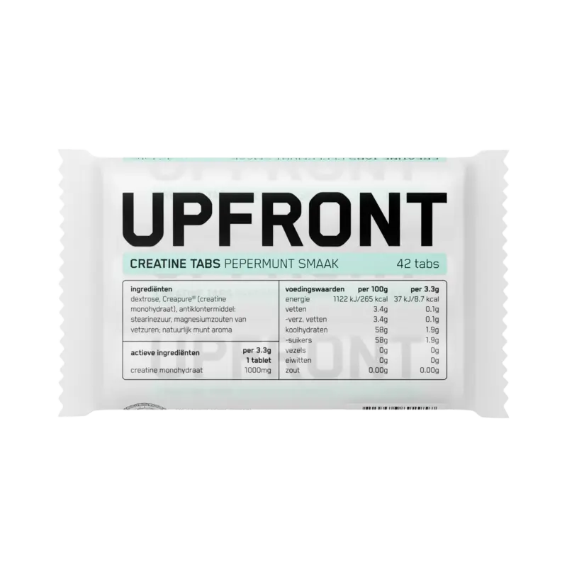 Upfront Creatine tabs pepermunt smaak