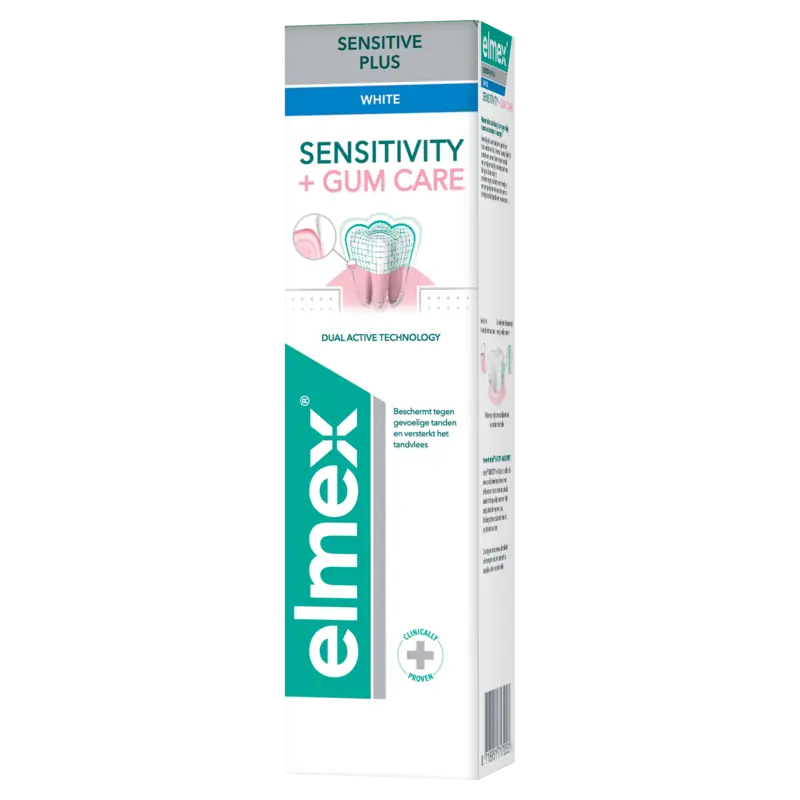 Elmex Tandpasta sensitive plus gum white