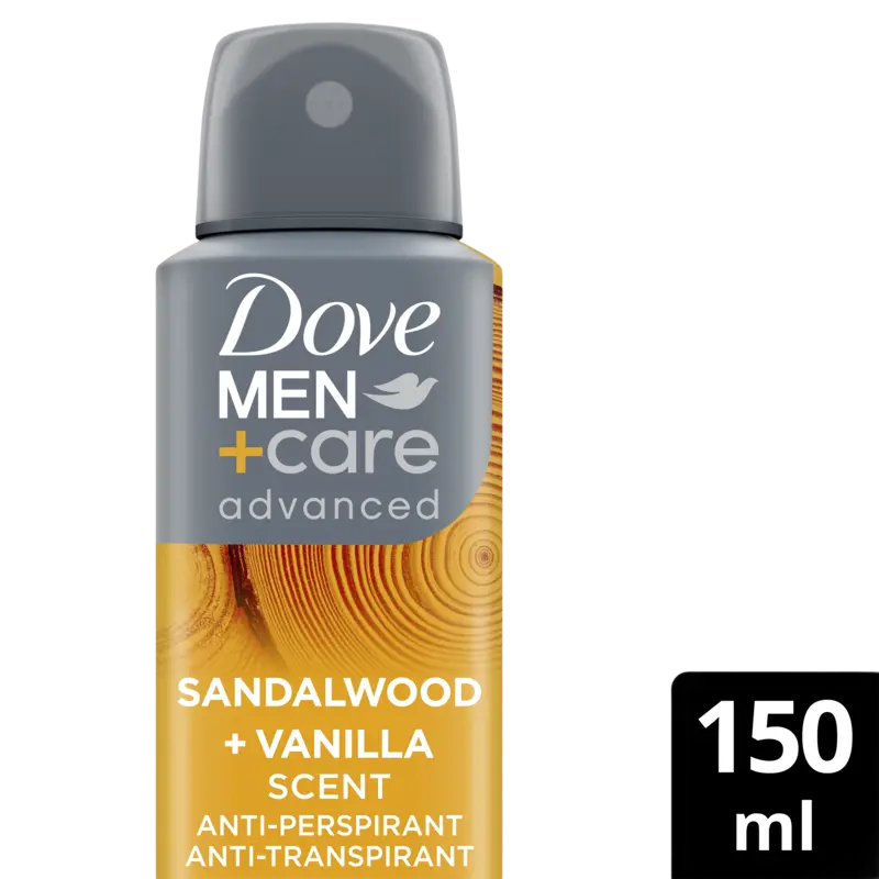 Dove Men+care sandalwood + vanilla spray