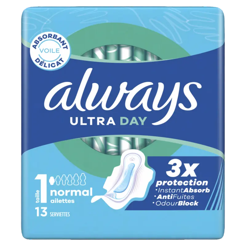 Always Ultra day normal wings maandverband
