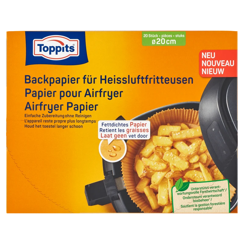 Toppits Bakvellen Airfryer 20cm
