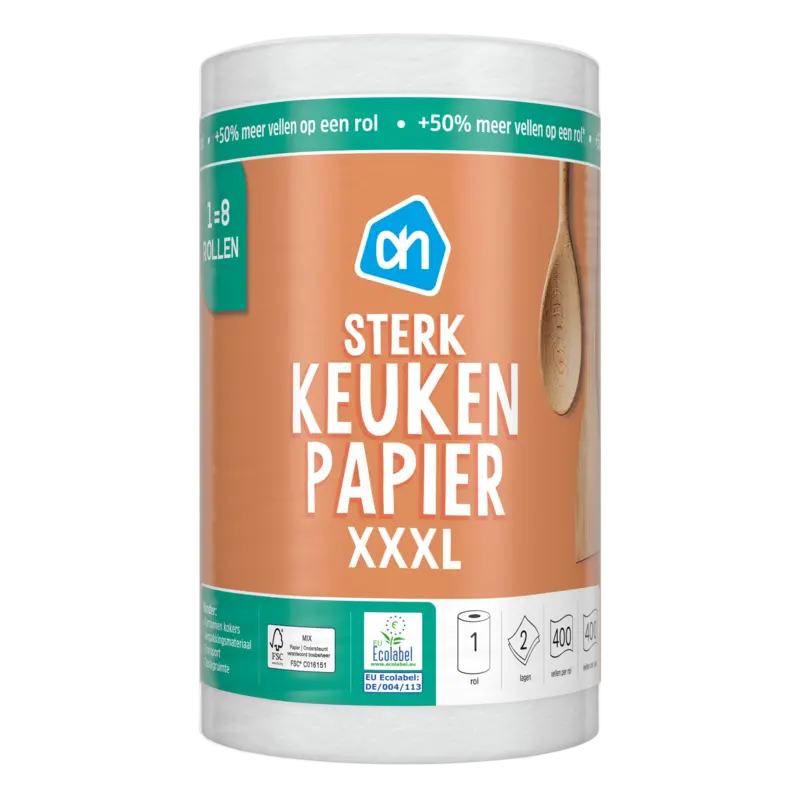 Keukenpapier sterk XXXL 1=8 rollen